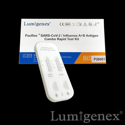 Covid19 Flu A Flu B Kit de prueba rápida Coloidal Gold Nasal Swab monkeypox CE