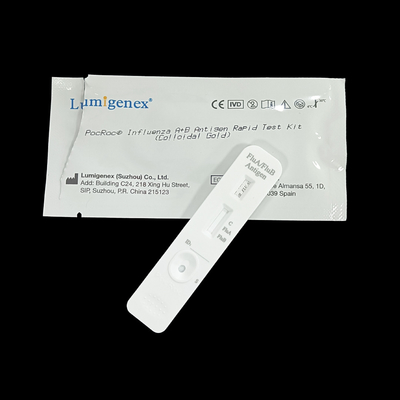 Diagnosis rápida de Kit Colloidal GoldFor de la prueba del antígeno del uso en el hogar de la gripe B de la gripe A