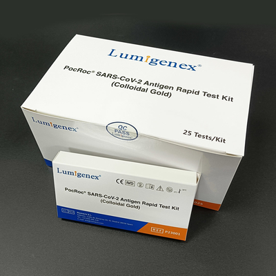 Kit de prueba rápida de antígeno Covid-19 (oro coloidal) para uso médico con CE