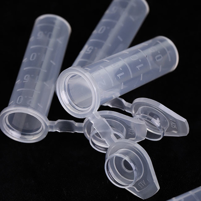 Tubo de microcentrífuga desechable de 2 ml, tubos de centrífuga ISO13485 PP