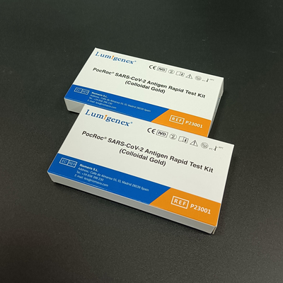 Paquete pequeño Lista común europea de kits de prueba rápida de antígeno SARS-CoV-2