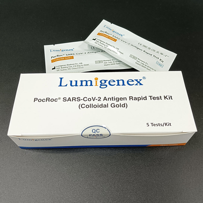 Kit de prueba rápida de antígeno (oro coloidal) con declaración CE