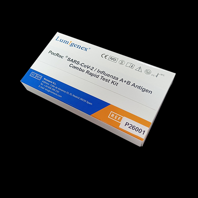 Gripe nasal de la esponja Covid19 una prueba rápida Kit Colloidal Gold Influenza B de la gripe B