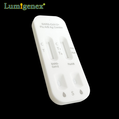 Gripe SARS-CoV-2 un CE rápido ISO de Kit Colloidal Gold Nasal Swab de la prueba de B
