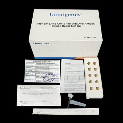 Gripe subvariant A de Omicron XBB y equipo de prueba HINI H2N2 H2N3 del antígeno de B para el uso en el hogar