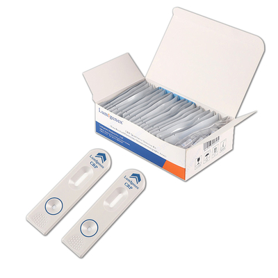 Prueba de inflamación POCT Proteína C reactiva CRP Tira de prueba Certificación CFDA Tecnología de inmunoensayo