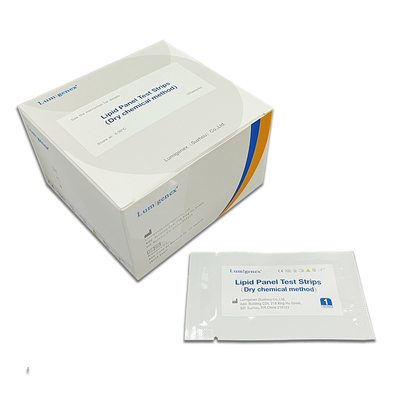 Tiras de prueba del panel del lípido para las pruebas/caja de la gestión 15 de Dislipidemia