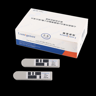 Isoenzima de la cinasa de la creatina/prueba rápida Kit Cardiac Troponin de la mioglobina I (cTnI/CK-MB/Myo)