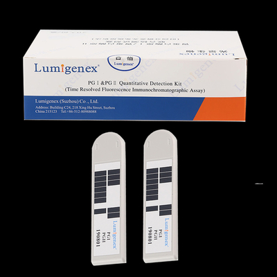 Función gástrica Diagnosticar Pepsinogen I / Pepsinogen II (PGI / PGII) Combo Test Kit prueba de sangre entera infección pulmonar