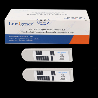 Función gástrica Diagnosticar Pepsinogen I / Pepsinogen II (PGI / PGII) Combo Test Kit prueba de sangre entera infección pulmonar