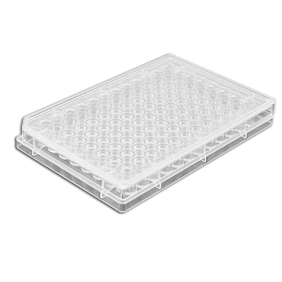 Placa plástica de laboratorio de placa Elisa de 96 pocillos de plástico PP aprobada por USP