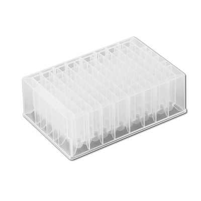 La enzima bien profunda de la placa de la parte inferior 96 planos/redondos prueba materiales consumibles del laboratorio