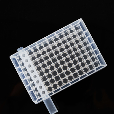 La enzima bien profunda de la placa de la parte inferior 96 planos/redondos prueba materiales consumibles del laboratorio
