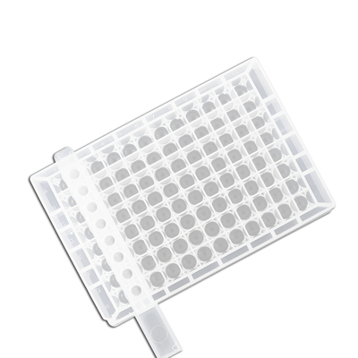 Consumibles de laboratorio 2.2ml 96 Deep Well Plate Flat / Round Bottom Transparent