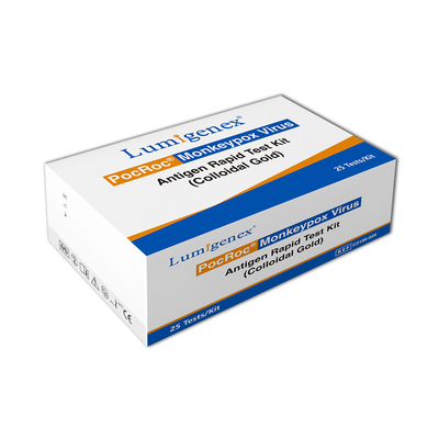 CE de Kit Colloidal Gold High Accuracy de la prueba de Monkeypox de la enfermedad infecciosa registrado