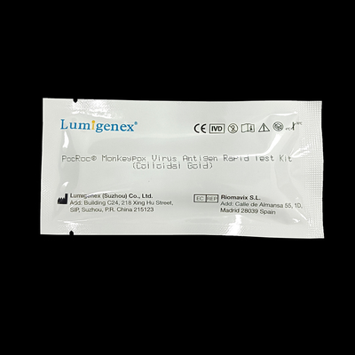 CE de Kit Colloidal Gold High Accuracy de la prueba de Monkeypox de la enfermedad infecciosa registrado