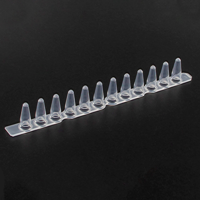 8 / 12 Tiras Tubos PCR 0,2 Ml 0,5 Ml Color Blanco Transparente