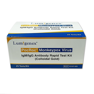 Certificado de IgG IgM Monkeypox ISO de la enfermedad infecciosa rápido en 15 minutos