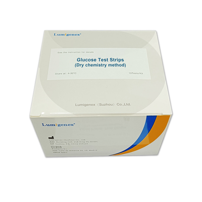 Método químico seco ISO13485 de Sugar Measurement Glucose Test Strips de la sangre exacta