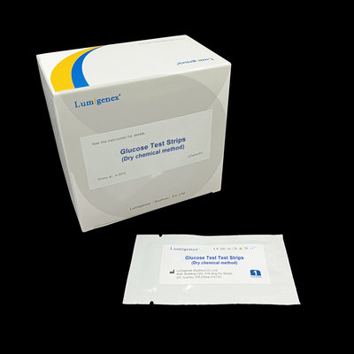 Método químico seco ISO13485 de Sugar Measurement Glucose Test Strips de la sangre exacta