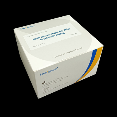 Evaluación de la salud del hígado Tira de prueba rápida Método químico seco
