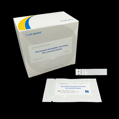 Tira de prueba rápida de la química seca para detectar la condición de la diabetes
