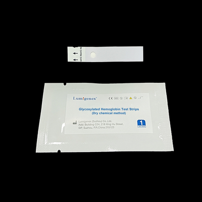 La prueba fácil de Sugar Monitor Glycosylated Hemoglobin de la sangre de la operación (HbA1C) pela el CE (del método químico seco) registrado