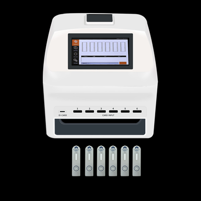 El tiempo Glycosylated de Kit For Diabete Diagnose By de la prueba de la hemoglobina resolvió el análisis de Immunochromatographic de la fluorescencia