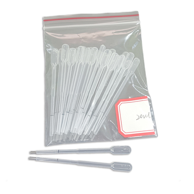 Pipeta capilar Pasteur autoabsorbente de LDPE de grado médico desechable