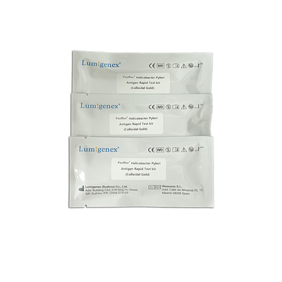 CE coloidal rápido del oro del equipo de la prueba del antígeno de Lumigenex Helicobacter Pylori certificado