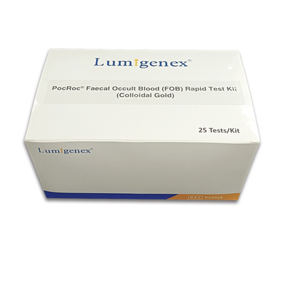 Lumigenex PocRoc FOB Rapid Test Kit oro coloidal certificado CE