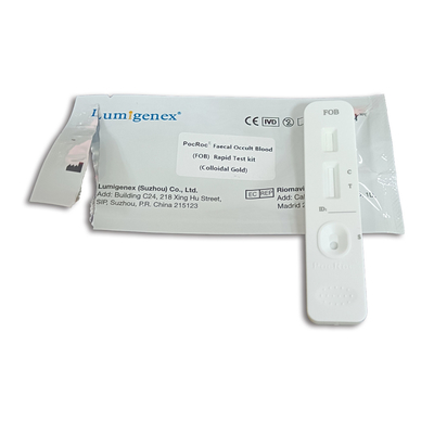 Lumigenex PocRoc FOB Rapid Test Kit oro coloidal certificado CE