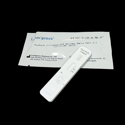 Prueba rápida Kit Colloidal Gold For Diagnosis del antígeno aprobado del CE de la gripe B de la gripe A