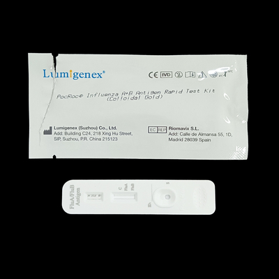 Diagnosis rápida de Kit Colloidal GoldFor de la prueba del antígeno del uso en el hogar de la gripe B de la gripe A