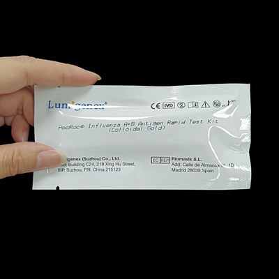 Diagnosis rápida de Kit Colloidal GoldFor de la prueba del antígeno del uso en el hogar de la gripe B de la gripe A