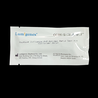 Prueba rápida Kit Colloidal Gold For Diagnosis del antígeno aprobado del CE de la gripe B de la gripe A