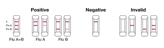 Gripe rápida de la prueba de la gripe que un reactivo de Flub IVD por el CE coloidal del método del oro aprobó
