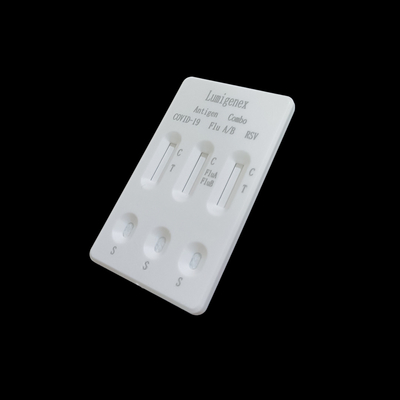 SARS-CoV-2/gripe A+B/volumen de muestra rápido combinado de los descensos del equipo 3 de la prueba del antígeno de RSV