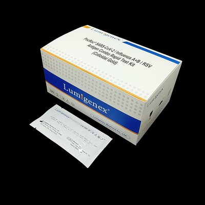 SARS-CoV-2/gripe A+B/volumen de muestra rápido combinado de los descensos del equipo 3 de la prueba del antígeno de RSV