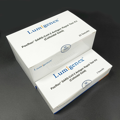 Kit de prueba rápida de antígeno Covid-19 (oro coloidal) para uso médico con CE