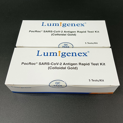Kit casero de prueba rápida de antígeno con hisopo nasal SARS-CoV-2 aprobado por HSA