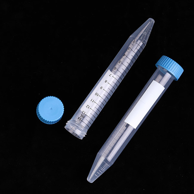 Tubos de centrífuga cónicos transparentes de 15 ml Grado médico de polipropileno