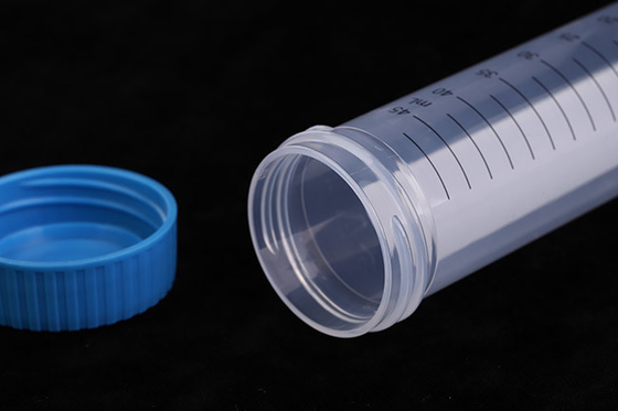 Tubo de centrífuga cónico ISO13485 de los materiales consumibles 50ml de la PCR del laboratorio aprobado
