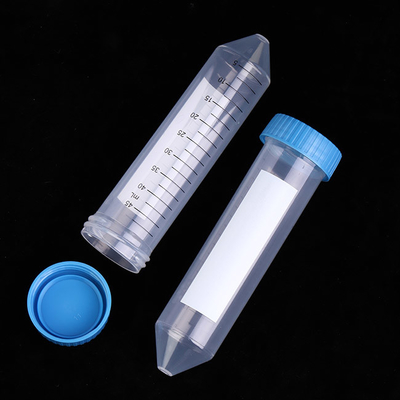 Tubo de centrífuga cónico ISO13485 de los materiales consumibles 50ml de la PCR del laboratorio aprobado