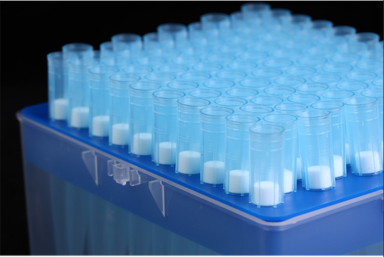 Grado científico de las puntas de pipeta desechables con filtro estéril ISO13485