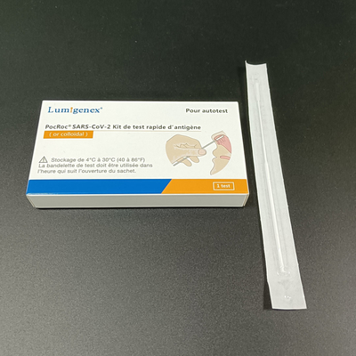 Paquete individual de kits de prueba rápida de antígeno de prueba automática para SARS-CoV2