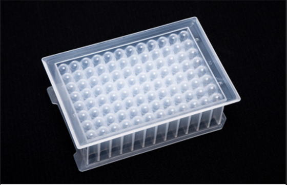 La enzima bien profunda de la placa de la parte inferior 96 planos/redondos prueba materiales consumibles del laboratorio