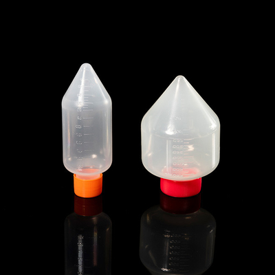 Consumibles de PCR de plástico Parte inferior cónica en V Botellas de centrífuga de 250 ml