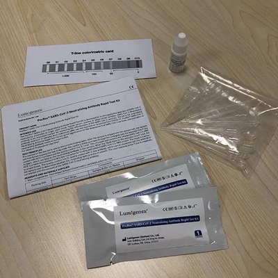 CE rápido del equipo de la detección del anticuerpo coloidal del oro de la sangre de la yema del dedo para SARS-CoV-2