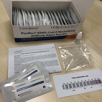 equipo rápido de la prueba del anticuerpo de neutralización 15min, equipos de diagnóstico in vitro del CE